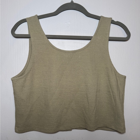 Oak + Fort Button Front Tank - S - Sage - Picture 5 of 5